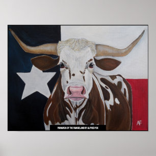 Poster Monarque de la peinture de Rangeland par Alfred Fo