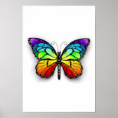 Poster Monarque papillon arc-en-ciel (Devant)