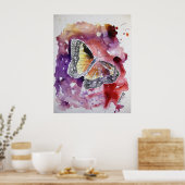 Poster monarque_papillon_peinture (Cuisine)