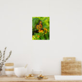 Poster Monarque Sur Lantana (Cuisine)