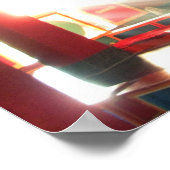 Poster Monastère bouddhiste tibétain Vue intérieure (Coin)