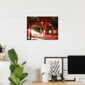 Poster Monastère bouddhiste tibétain Vue intérieure (Bureau à domicile)