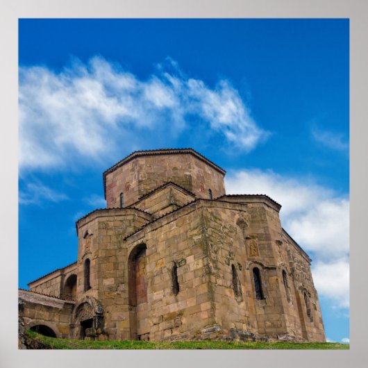 Poster Monastère de Jvary Géorgie (Devant)