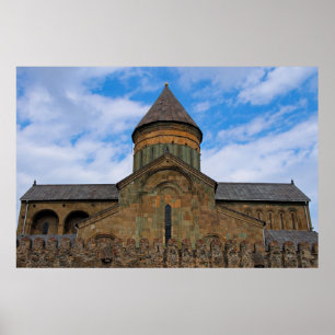 Poster Monastère de Svetistkhoveli Mtskheta Géorgie