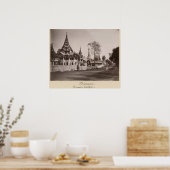 Poster Monastère de Wayzayanda et pagodes à Moulmein (Cuisine)