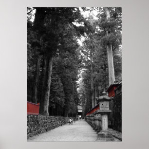 Poster Monastère japonais