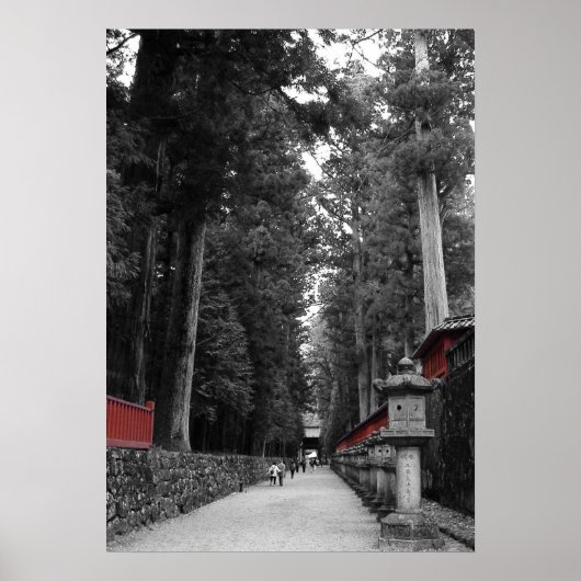 Poster Monastère japonais (Devant)