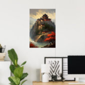 Poster Monastère sur Rocky Heights (Bureau à domicile)