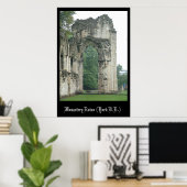 Poster Monastère (York) (Bureau à domicile)