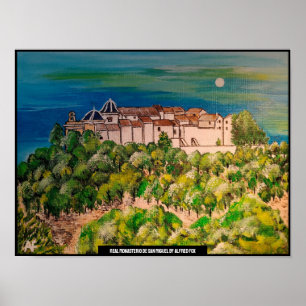 Poster Monasterio de San Miguel Peinture d'Alfred Fox