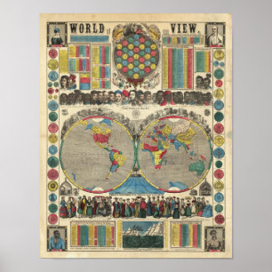 Poster Monde à une vue