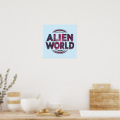 Poster Monde alien (Cuisine)
