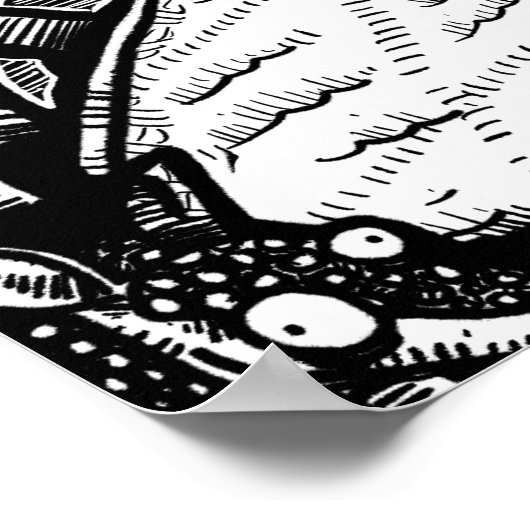 Poster Monde Armadillo (Coin)