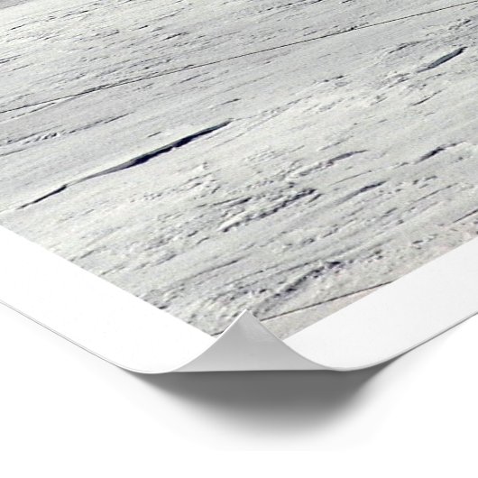 Poster monde blanc (Coin)