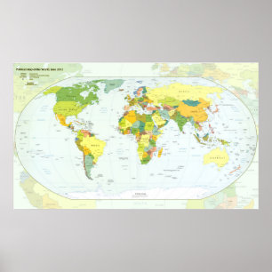 Poster monde+carte+globe+pays+atlas
