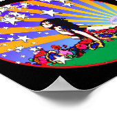 Poster Monde coloré (Coin)