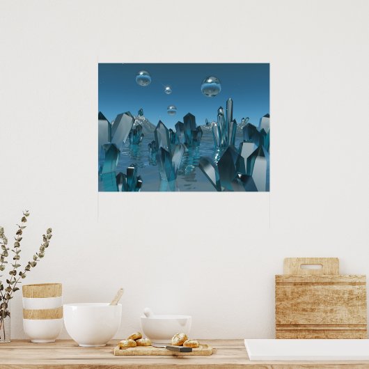 Poster Monde cristal (Cuisine)