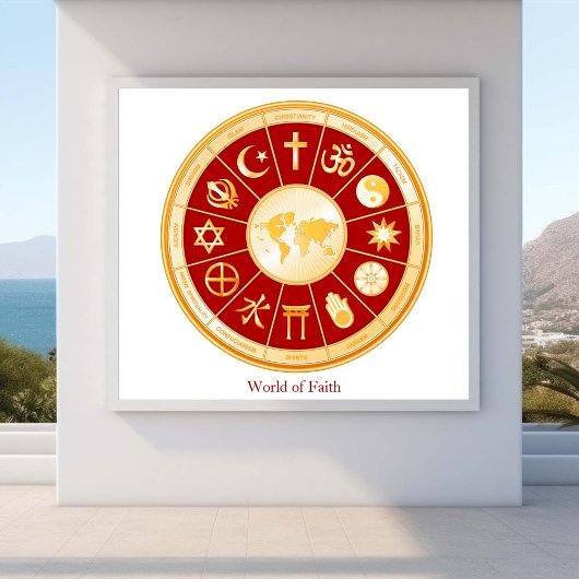 Poster Monde de la foi