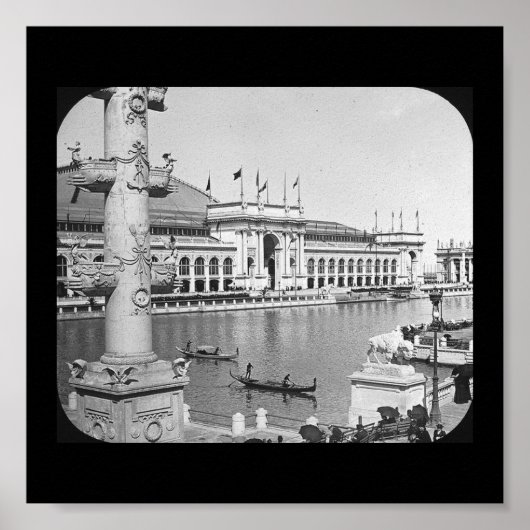 Poster Monde de l'affiche - Bâtiment des arts équitables- (Devant)