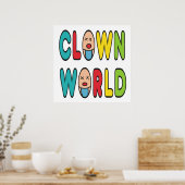 Poster Monde des clowns (Cuisine)