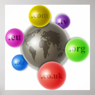 Poster Monde des domaines