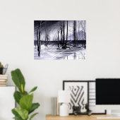 Poster Monde des glaces (Bureau à domicile)