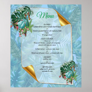 Poster Monde d'Imaginaires lunaires avec une saveur tropi