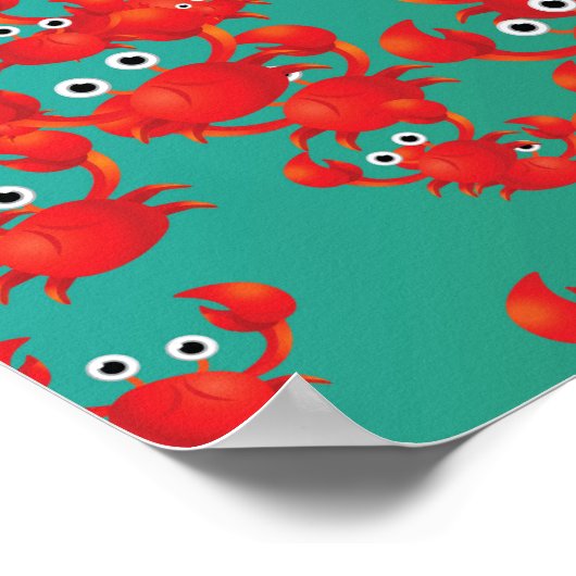 Poster Monde du crabe (Coin)