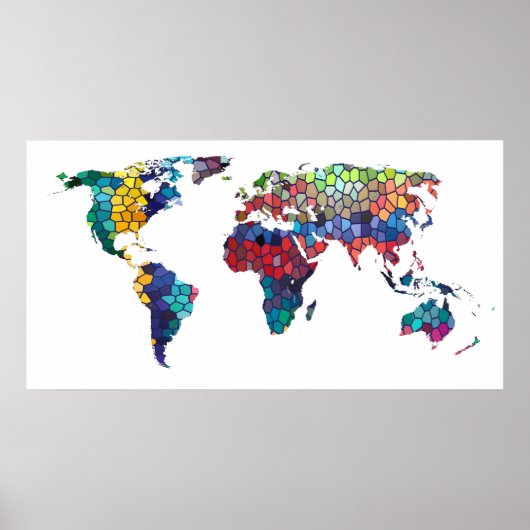 Poster Monde en verre (Devant)