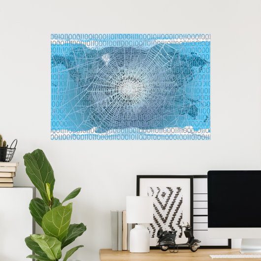 Poster Monde entier (Bureau à domicile)