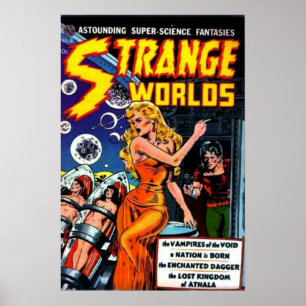 Poster Monde étrange - Fantastique Super-Science Étonnant