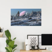 Poster Monde froid (Bureau à domicile)