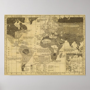 Poster Monde habité