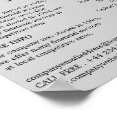 Poster Monde Horloges, affaires et finance Publicité (Coin)