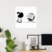 Poster Monde Mafalda (Bureau à domicile)