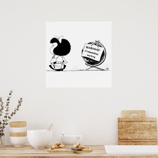 Poster Monde Mafalda (Cuisine)