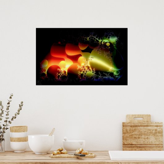 Poster Monde marin (Cuisine)