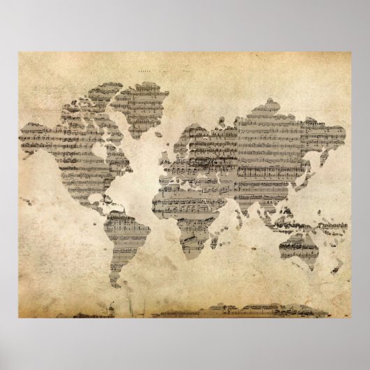 Poster Monde musical (Devant)