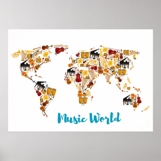 Poster Monde musical (Devant)