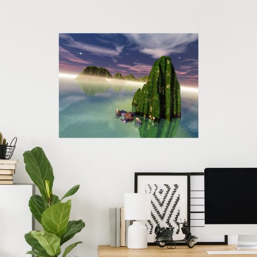 Poster Monde perdu (Bureau à domicile)