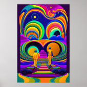 Poster Monde psychédélique (Devant)