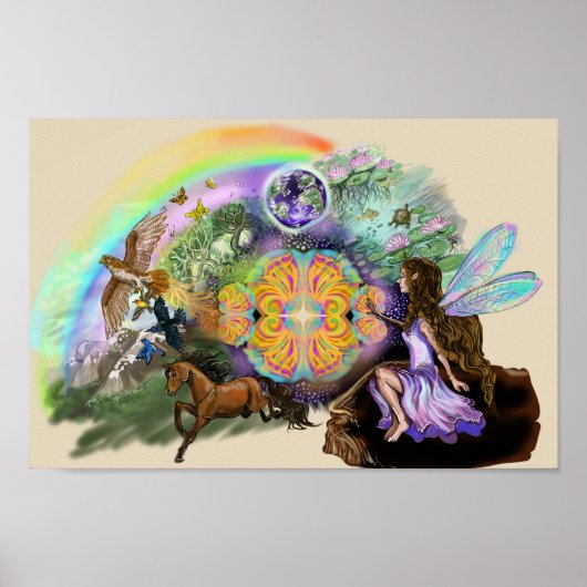 Poster Monde qui est une fée (Devant)