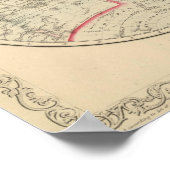 Poster Monde sur la projection mondiale (Coin)