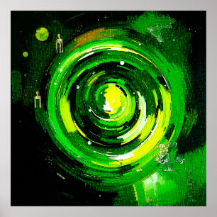 Poster Monde Vert