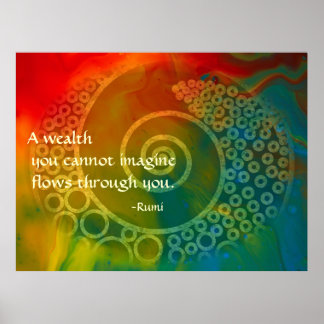 Poster Mondes d'Art poétique de Rumi