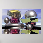 Poster Mondes reflétant (Devant)