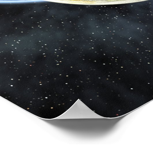 Poster Mondes rocheux, terrestres (Coin)