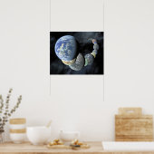 Poster Mondes rocheux, terrestres (Cuisine)