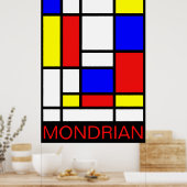 Poster Mondrian (Cuisine)