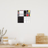 Poster Mondrian (Cuisine)